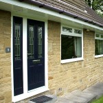 PVCu Door Blue