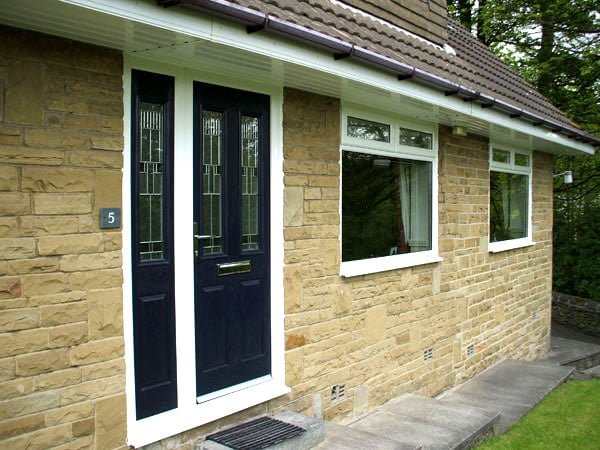 PVCu Door Blue